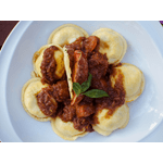 Sorrentinos en Pomodoro Basílico #1