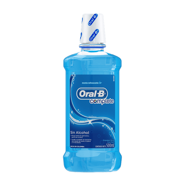 Oral B Enjuague Bucal Menta Refrescante Sin Alcohol X 500 Ml #1