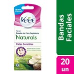 Bandas Depilatorias Veet Naturals Facial Naturals x 20 un #1