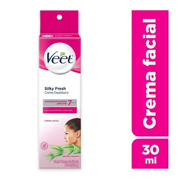 Veet Crema Depilatoria Facial Piel Normal 30 ml