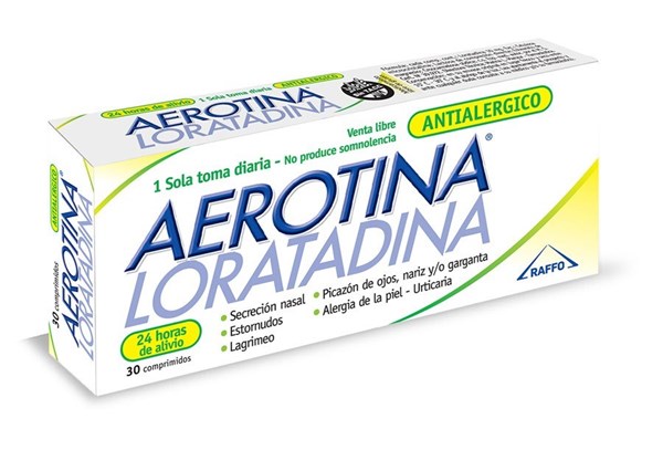 Aerotina Loratadina X 10 Comprimidos #1