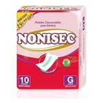 Nonisec Pañal Para Adultos Talle G x10 #1
