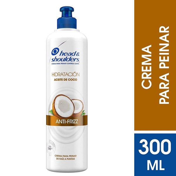 Head & Shoulders Crema Para Peinar Aceite de Coco 300 ml #1