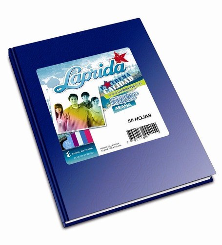 Cuaderno Laprida Araña Azul x 50 hojas #1