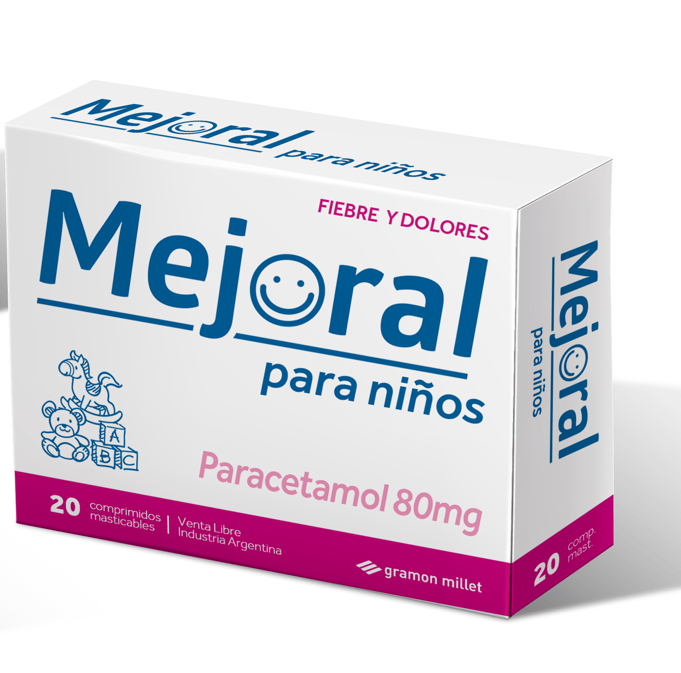 Mejoral Niños Paracetamol X 20 Comprimidos Masticables, Gramon Millet Venta Libre Farmacias Mejoral Niños Paracetamol X 20 Comprimidos Masticables, Gramon Millet Venta Libre Farmacias
