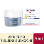 Eucerin Crema Facial Antiarrugas de Noche Q10 Active Para Piel Seca 50 ml #1