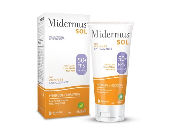Protector Solar Midermus Fps 50 Facial X 70 Gramos