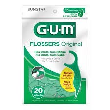 Gum Hilo Dental Flossers Original Con Mango Menta 894 x20  #1