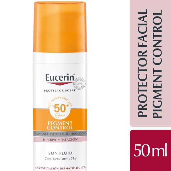 Eucerin Protector Solar Facial Pigment Control Para Todo Tipo de Piel Fps 50 50 ml #1