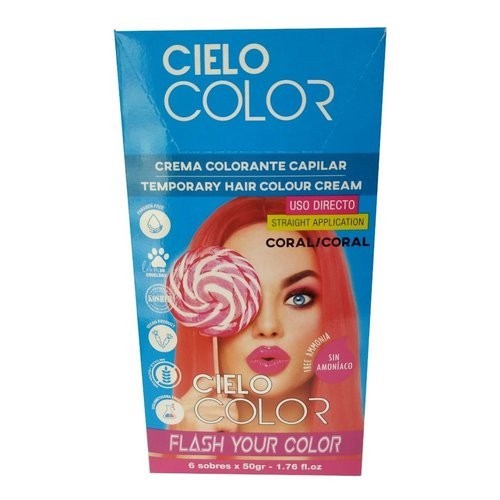 Otowil Colorante Cielo Color Coral Sobre 50g #1