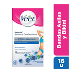 Veet Bandas Depilatorias Para Axilas Y Bikini X 16 Unidades #1