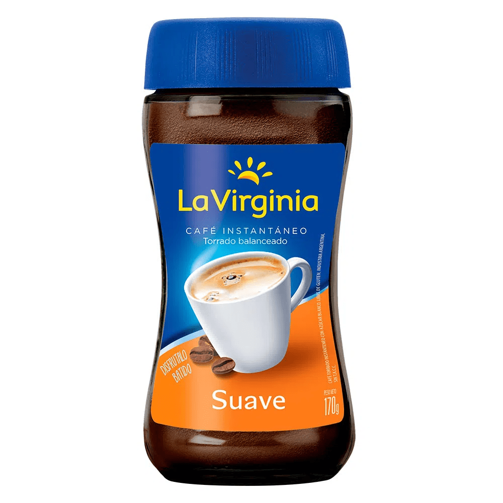 CAFE LA VIRGINIA INST.SUAVE X 170 GRS, CAFE Luconi S.R.L.