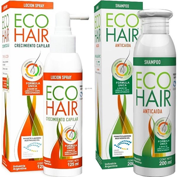 Ecohair Kit Tratamiento Caida Cabello Loción + Shampoo