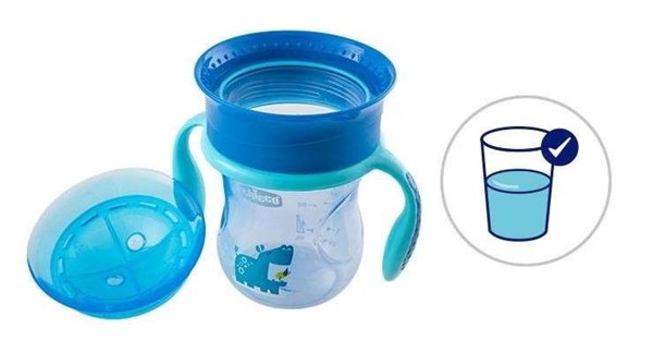 Vaso Perfect Cup Chicco 12+ Meses Celeste alt