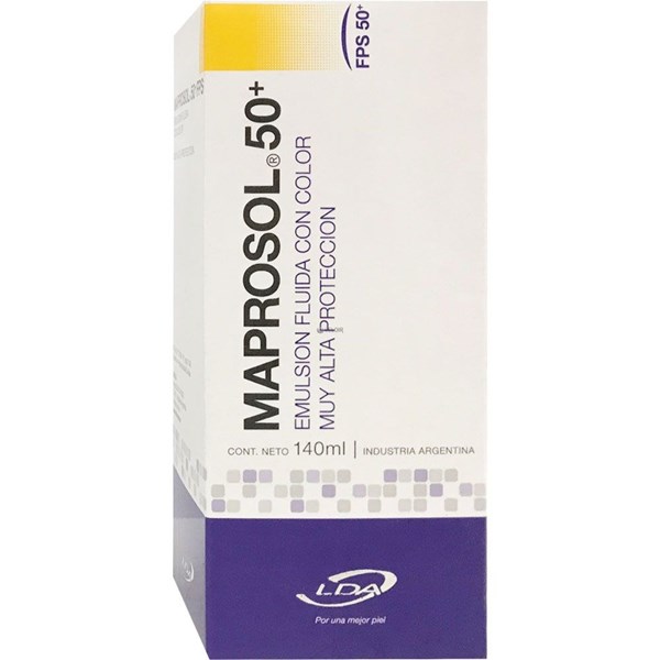 Maprosol 50+ Emulsión Fluida Color 140 ml Protector Solar Lda alt
