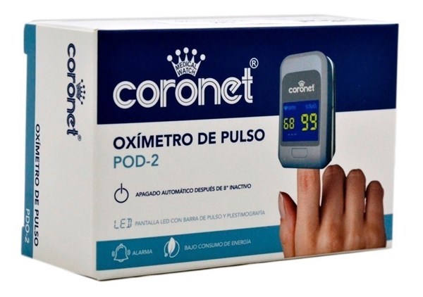 Oximetro Pulso Coronet PoD-2 Saturometro PediatricO-Adulto #1