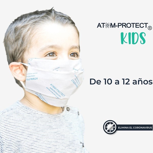 Barbijo Atom Protect Conicet Niños (De 10 a 12 Años)