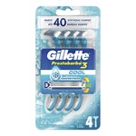 Prestobarba 3 Gillette Ice x 4 Un #1