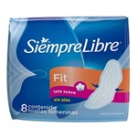 Toallitas Femeninas Siempre Libre Sin Alas x 8 unid #1
