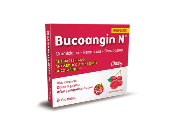 Bucoangin N Cherry X 9 Caramelos