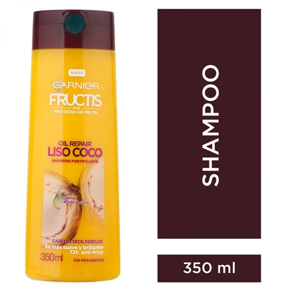 Fructis Shampoo Oil Repair Liso Coco 350 ml #1