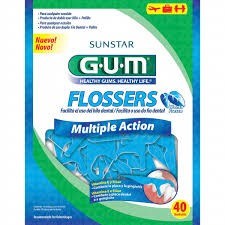 Gum Hilo Dental Flossers Multiple Action Vit E 888 x40  #1