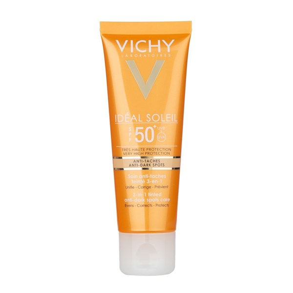 Vichy Ideal Soleil Protector Anti-Manchas 3 en 1 Fps 50 50 ml
