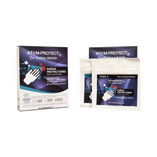 Paños Protectores Atom Protect Conicet x Unidad