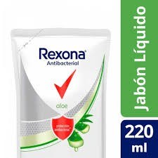 Rexona Aloe Antibacterial Jabón Líquido Repuesto X 220 ml
