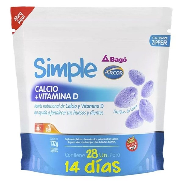 Simple Calcio + Vitamina x 28 unidades  #1
