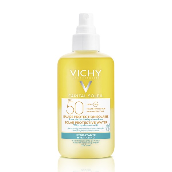 Vichy Capital Agua Protectora Solar Hidratante Fps50 200 ml