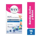 Bandas Depilatorias Veet Axila Y Bikini Piel Sensible x 16 un #1