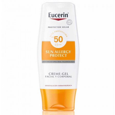 PROTECTOR SOLAR EUCERIN SUN CREME GEL SUN ALLERGY FPS50 X 150 ml