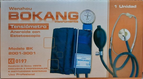 Bokang Tensiometro Aneroide Con Estetoscopio alt