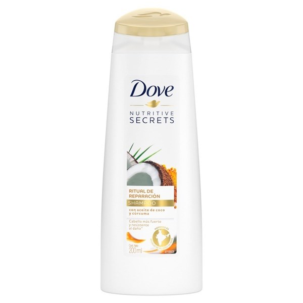 Dove Shampoo Ritual De Reparación 200ml  alt