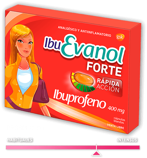 Ibuevanol Forte Rapida Accion 400 Mg X 20 Capsulas Blandas #1