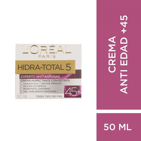 Loreal Paris Hidra Total 5 crema Experto Antiarrugas +45 50 ml #1