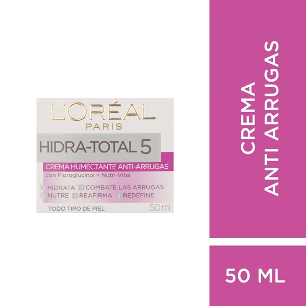 Loreal Paris Hidra Total 5 crema Anti Arrugas 50 ml #1