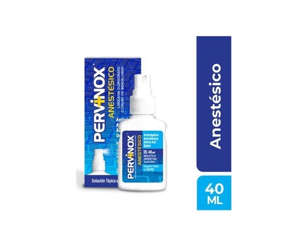 Pervinox Anestesico Spray X 40 Ml