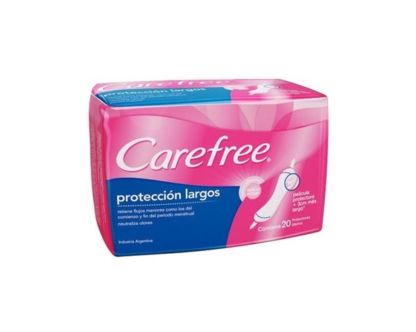Protectores Carefree Protección Largos X 20 Unidades