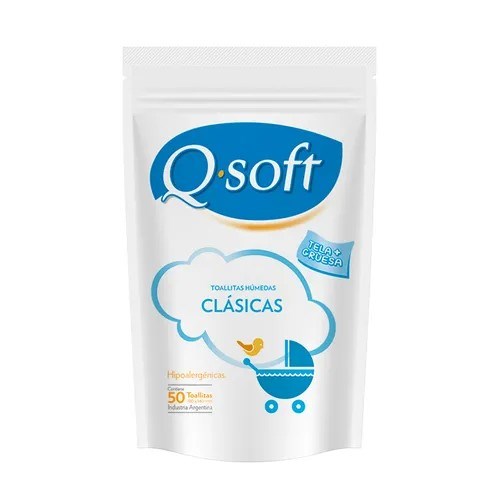 Q Soft Toallitas Húmedas Baby Clásicas 50 Unidades