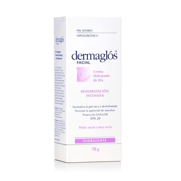 Dermaglos Crema Hidratante Piel Seca Con Fps20 70 gr alt