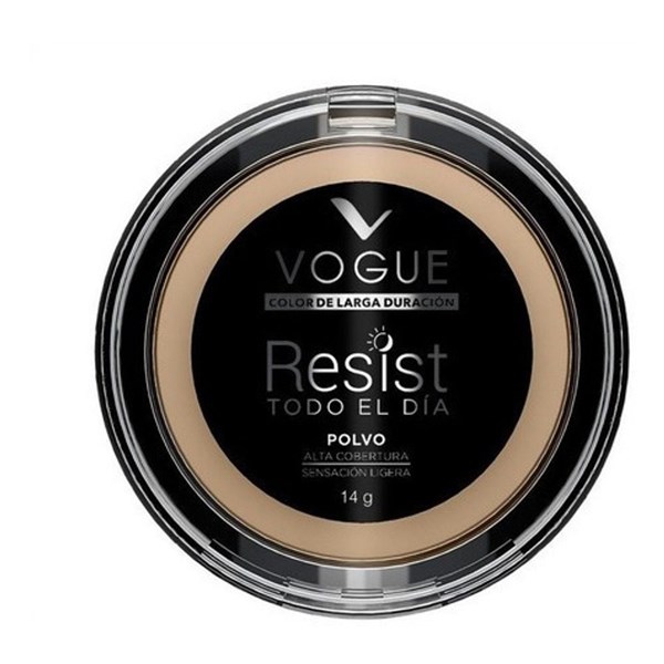 Polvo Compacto Vogue Larga Duración Natural 14 Gramos