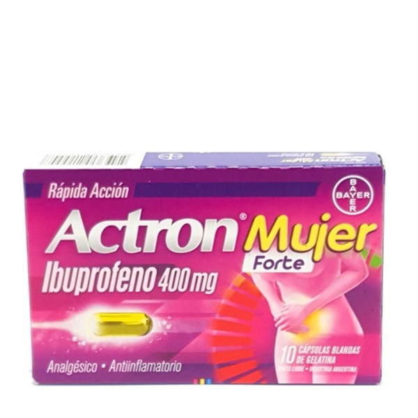 Actron Mujer Rápida Acción Bayer Forte x 10 caps #1