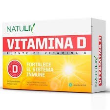 Natuliv Vitamina D (30 Comprimidos)