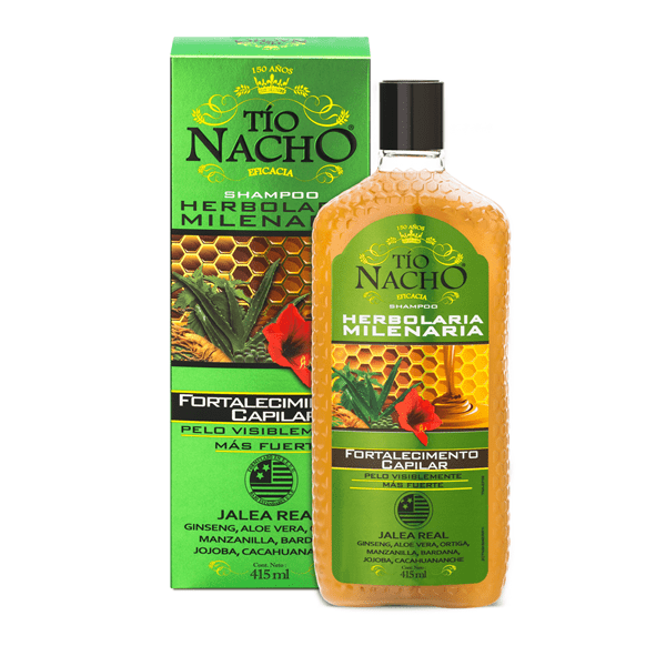 Tío Nacho Shampoo Anti Caída Herbolaria Milenaria X 415 Ml