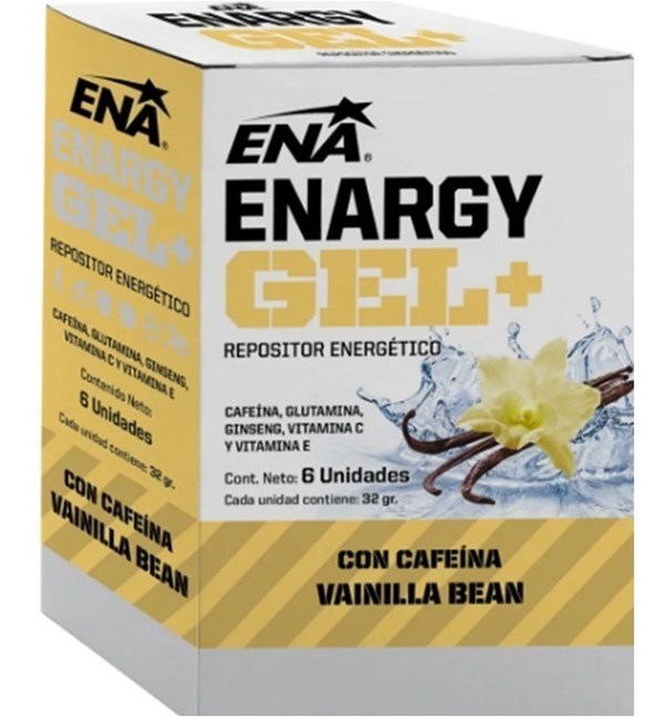 Enargy Gel Sabor Vainilla Bean x12 Unidades