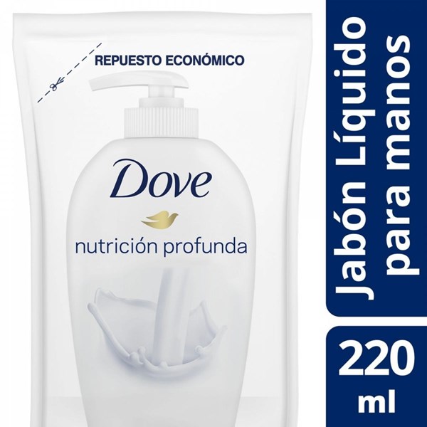 Dove Jabón Líquido Para Manos Original Repuesto 220 ml #1