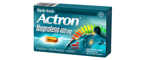 Actron Ibuprofeno 400 Mg X 10 Capsulas Blandas #1