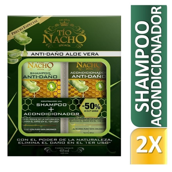 Tio Nacho Promo Monoestuche Aloe Shampoo + Acondicionador 415 ml #1
